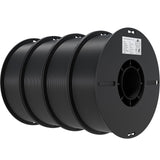 Creality 3D Printer Filament 1.75mm 4KG, PLA Filament Bulk +/- 0.02mm, 4 Pack 1kg Spool(2.2lbs) 3D Printing Filament Fits for Most FDM 3D Printers, 4 White