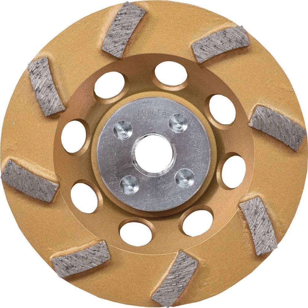 Makita A-96425 24 Segment Turbo Anti-Vibration Diamond Cup Wheel, 7"