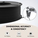 ELEGOO Matte PLA 3D Printer Filament Bundle 1.75mm, 8 Colors 250g Spool Dimensional Accuracy +/- 0.02mm, 8 Pack Multicolors Fits for Most FDM 3D Printers