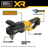 DEWALT 20V MAX XR Brushless Cordless 1/2 in. Compact Stud & Joist Drill (Tool Only) (DCD446B)