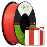 Soleyin PLA Filament 1.75mm 4KG, 3D Printer Filament 4 Pack 1kg Spool, Neatly Wound, ±0.02mm Accuracy, High-Speed & Strong Toughness, No Warping, Fits Most FDM Printers (4 * 1kg Black)