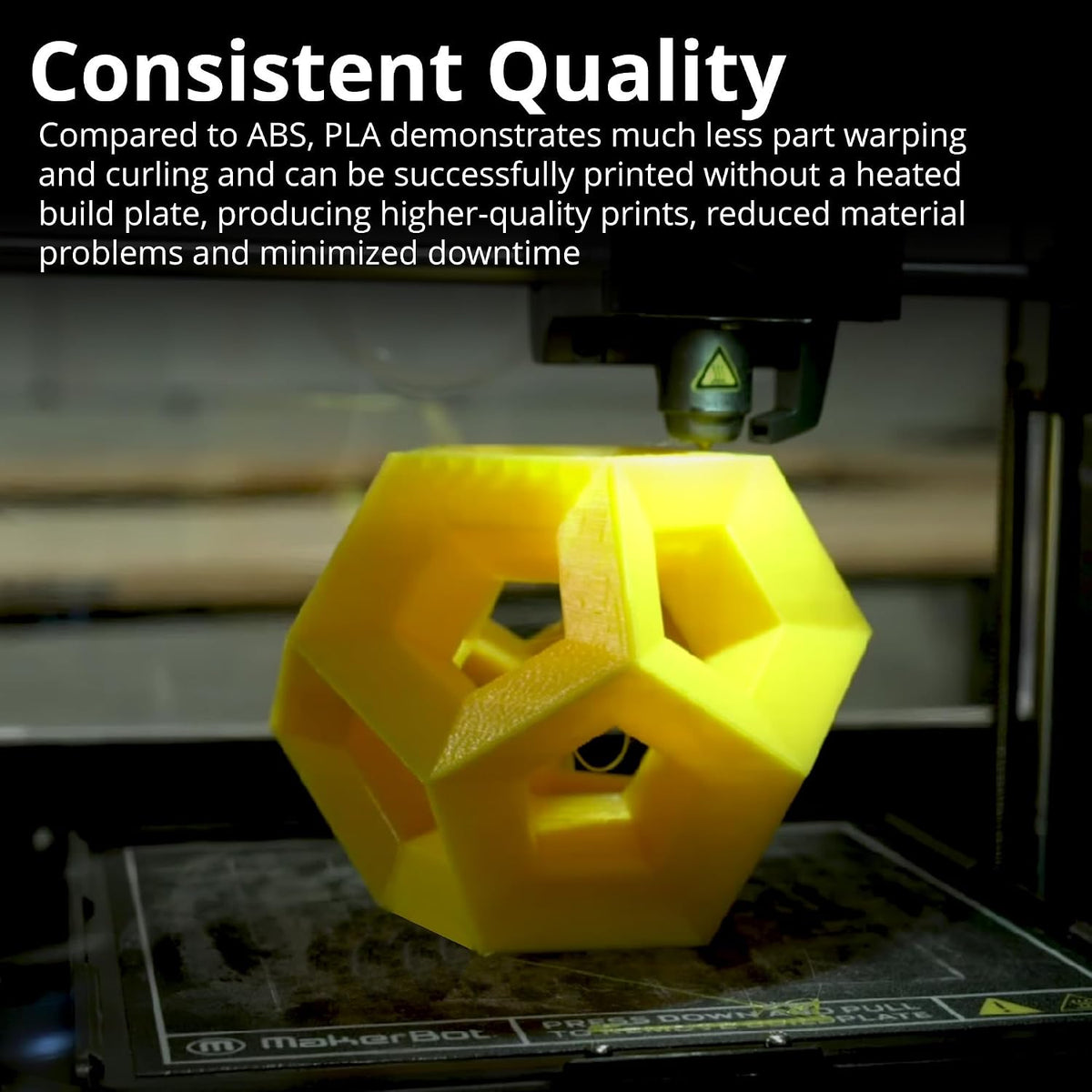 MakerBot 375-0048A Sketch PLA Filament for Sketch 3D Printer and Sketch Large 3D Printer (True Black, 2.2Lb)