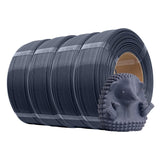 eSUN PLA+ Refilament 1.75mm, 3D Printer Refill PLA Plus, 1KG per Roll, 4 Rolls Spoolless 3D Printing Filament for 3D Printers, Black