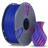 Matte PLA Filament 1.75mm, 4kg(8.8lbs) SUNLU 3D Printer Filament, Matte Surface Texture, No Clogging, Less Brittle, Black+White+Klein Blue+Olive Green