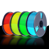 SUNLU PETG Filament 1.75mm 4KG Bundle (4x1kg Black),Good Layer Adhesion,Weather-Resistant & High Impact for Outdoor Parts and Mechanical Gears, Less Stringing, Dimensional Accuracy +/- 0.02mm.
