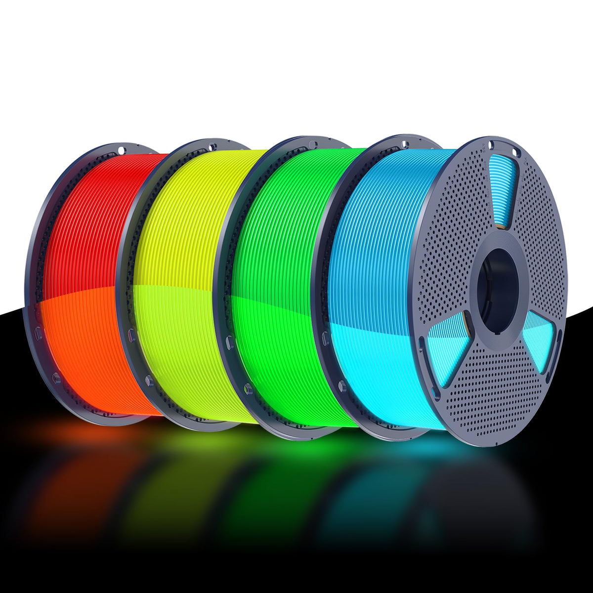 SUNLU PETG Filament 1.75mm 4KG Bundle (4x1kg Black),Good Layer Adhesion,Weather-Resistant & High Impact for Outdoor Parts and Mechanical Gears, Less Stringing, Dimensional Accuracy +/- 0.02mm.