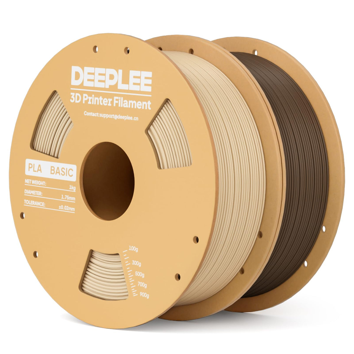 PLA Basic 1.75mm 3D Printer Filament, 3D Printing Filament with Dimensional Accuracy +/- 0.02 mm, Neatly Wound, No Clogging, Best for Beginners, Fits for Most FDM 3D Printers 4KG Black