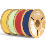 ELEGOO Matte PLA 3D Printer Filament Bundle 1.75mm, 8 Colors 250g Spool Dimensional Accuracy +/- 0.02mm, 8 Pack Multicolors Fits for Most FDM 3D Printers