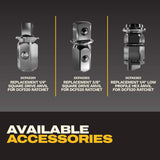 DEWALT 20V MAX* XR Brushless 1/4 in. & 3/8 in. Sealed Head Ratchet (Tool Only) (DCF520B)