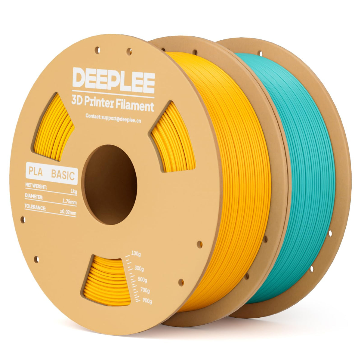 PLA Basic 1.75mm 3D Printer Filament, 3D Printing Filament with Dimensional Accuracy +/- 0.02 mm, Neatly Wound, No Clogging, Best for Beginners, Fits for Most FDM 3D Printers 4KG Black