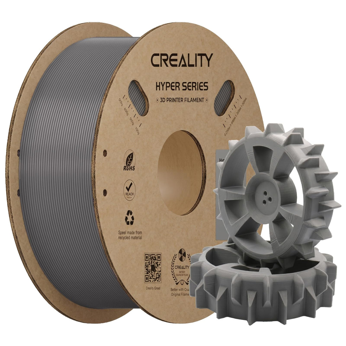 Creality CFS Multi Color Auto Filament System Anti-Moisture Filament Storage Auto-Switch & Run-Out Alerts 4-Channel Parallel Printing 16 Colors 3D Printing for K2 Plus, Hi 3D Printer