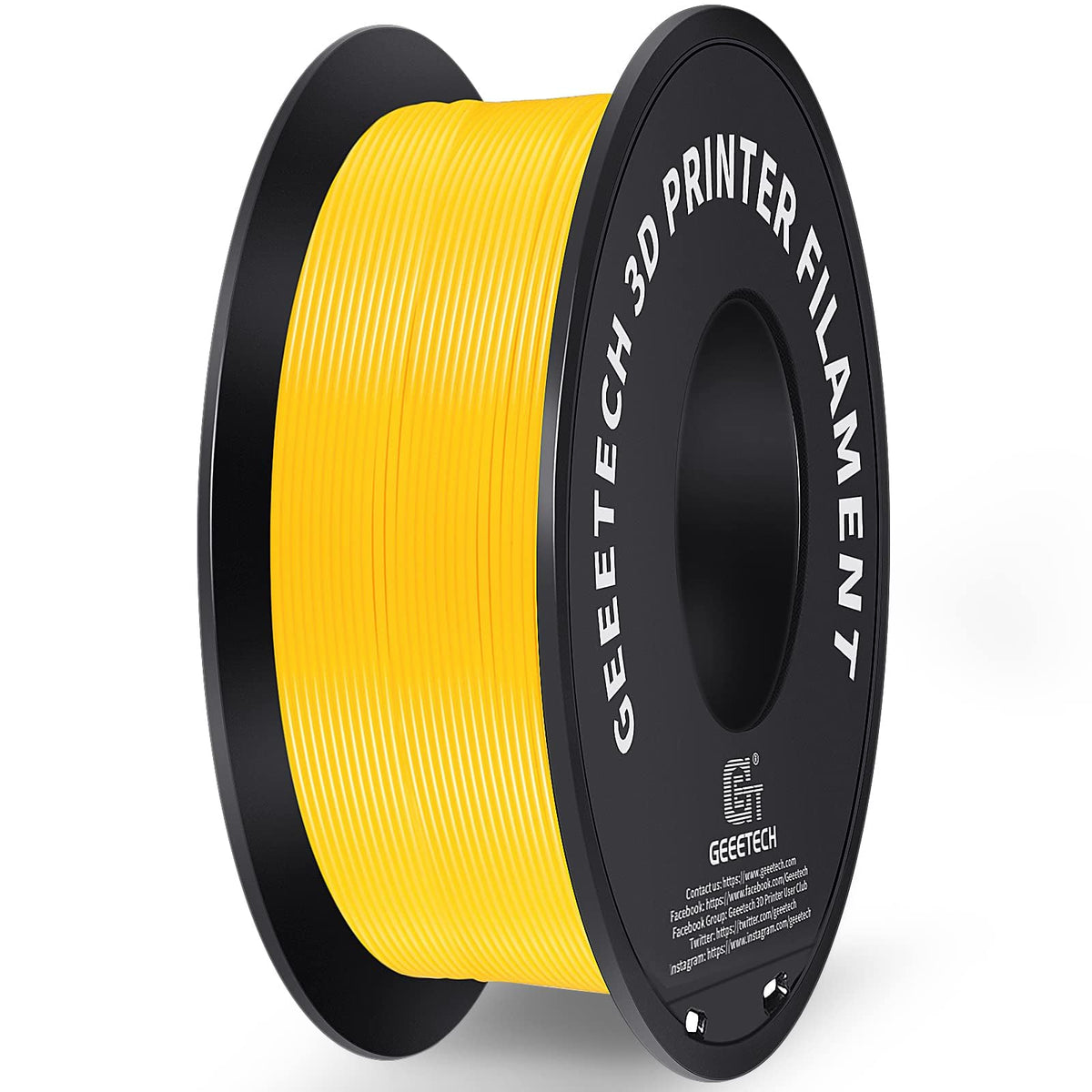 GEEETECH 6KG 3D Printer Filament Bundle - Black PLA Filament 1.75mm ±0.02mm (6 Spools, 1KG Each) - High Precision, Low Warping, 3D Printing Filament Fits Most FDM 3D Printers