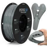 Conductive PLA Filament 1.75mm, 1kg – Electrically Conductive 3D Printer Filament for ESD Protection, Sensors & Functional Prototypes – Compatible with FDM Printers, Black, Matte Plastic Spool