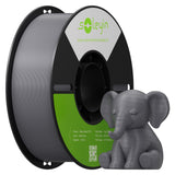 Soleyin PLA Filament 1.75mm 4KG, 3D Printer Filament 4 Pack 1kg Spool, Neatly Wound, ±0.02mm Accuracy, High-Speed & Strong Toughness, No Warping, Fits Most FDM Printers (4 * 1kg Black)