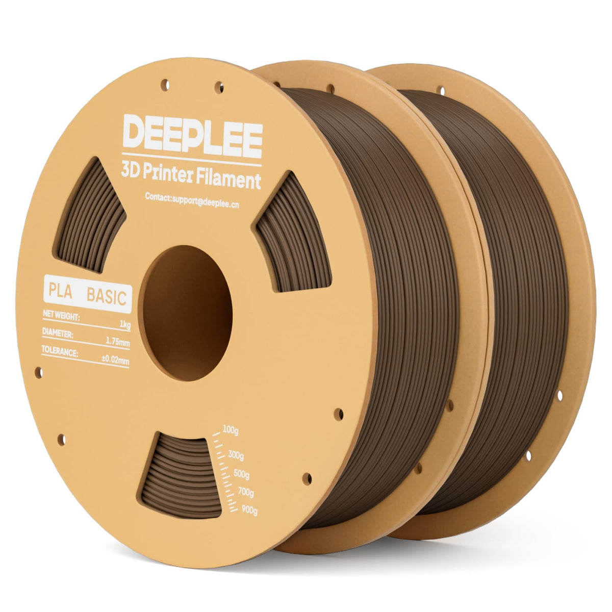 PLA Basic 1.75mm 3D Printer Filament, 3D Printing Filament with Dimensional Accuracy +/- 0.02 mm, Neatly Wound, No Clogging, Best for Beginners, Fits for Most FDM 3D Printers 4KG Black