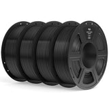 ELEGOO PLA Filament 1.75mm Bundle 4KG, 3D Printer Filament Dimensional Accuracy +/- 0.02mm, 4pcs 1kg Spool(2.2lbs) Fit Most FDM 3D Printers (Pink, Purple, Sky Blue, Sea Green)