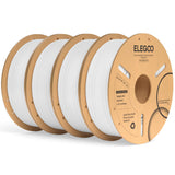 ELEGOO 250g PLA Plus Filament Bundle 1.75mm, 8 Colors 3D Printer Filaments Dimensional Accuracy +/- 0.02mm, 8 Pack 250g Spool, Black/White/Red/Dark Blue/Orange/Yellow/Sky Blue/Sea Green