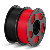 ANYCUBIC PLA Filament 1.75mm Bundle, 3D Printing PLA Filament 1.75mm Dimensional Accuracy +/- 0.02mm, 1KG Reusable Spool (2.2 lbs), 4KG Black + White + Blue + Red