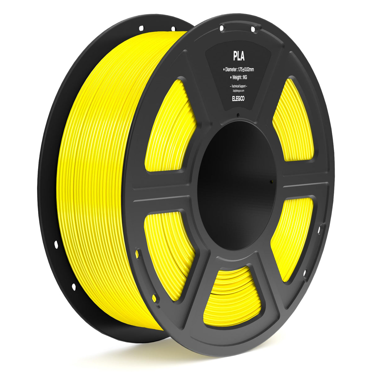 ELEGOO PLA Filament 1.75mm Bundle 4KG, 3D Printer Filament Dimensional Accuracy +/- 0.02mm, 4pcs 1kg Spool(2.2lbs) Fit Most FDM 3D Printers (Black, White, Dark Blue, True Red)