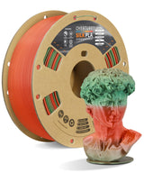 OVERTURE Silk PLA Filament Bundle, Clog-Free Shiny, Metallic Shine 3D Printer Filament, 1kg Spool * 4 Rolls(Silk Gold+Silk Silver+Silk Coppe+Silk Blue-Silver)