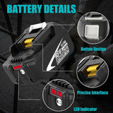 2-Pack 10000mAh High Capacity Replacement for Makita 18V Battery Compatible with Makita 18 Volt Batteries BL1860B BL1850B BL1840B BL1830B BL1815B LXT400 with LED Indicator Cordless Power Tools (Multi)