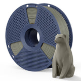 Matte PLA Filament 1.75mm, 4kg(8.8lbs) SUNLU 3D Printer Filament, Matte Surface Texture, No Clogging, Less Brittle, Black+White+Klein Blue+Olive Green