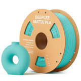 Matte PLA Filament 1.75mm, 3D Printer Filament Dimensional Accuracy +/- 0.02mm, No Clogging, Higher Toughness, Cardboard Spool 3D Filament, 4 Pack Black