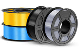 JAYO 3D Printer Filament Bundle, PLA Silk Filament Bundle Multicolor, Shiny Silk PLA Filament 1.75mm, Fast Color Change Rainbow, 250g Spool, 8 Rolls, 2kg in Total