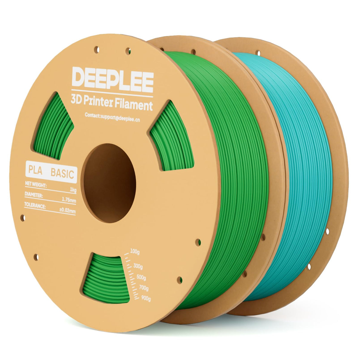 PLA Basic 1.75mm 3D Printer Filament, 3D Printing Filament with Dimensional Accuracy +/- 0.02 mm, Neatly Wound, No Clogging, Best for Beginners, Fits for Most FDM 3D Printers 4KG Black