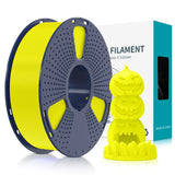 SUNLU 3D Printer Filament Bundle, PLA Plus Filament 10KG 1.75mm, Neatly Wound Filament for Most 3D Printer, 10 Colors, 1kg Spool, Black+White+Grey+Green+Blue+Grassgreen+Bluegrey+Pureyellow+Red+Orange