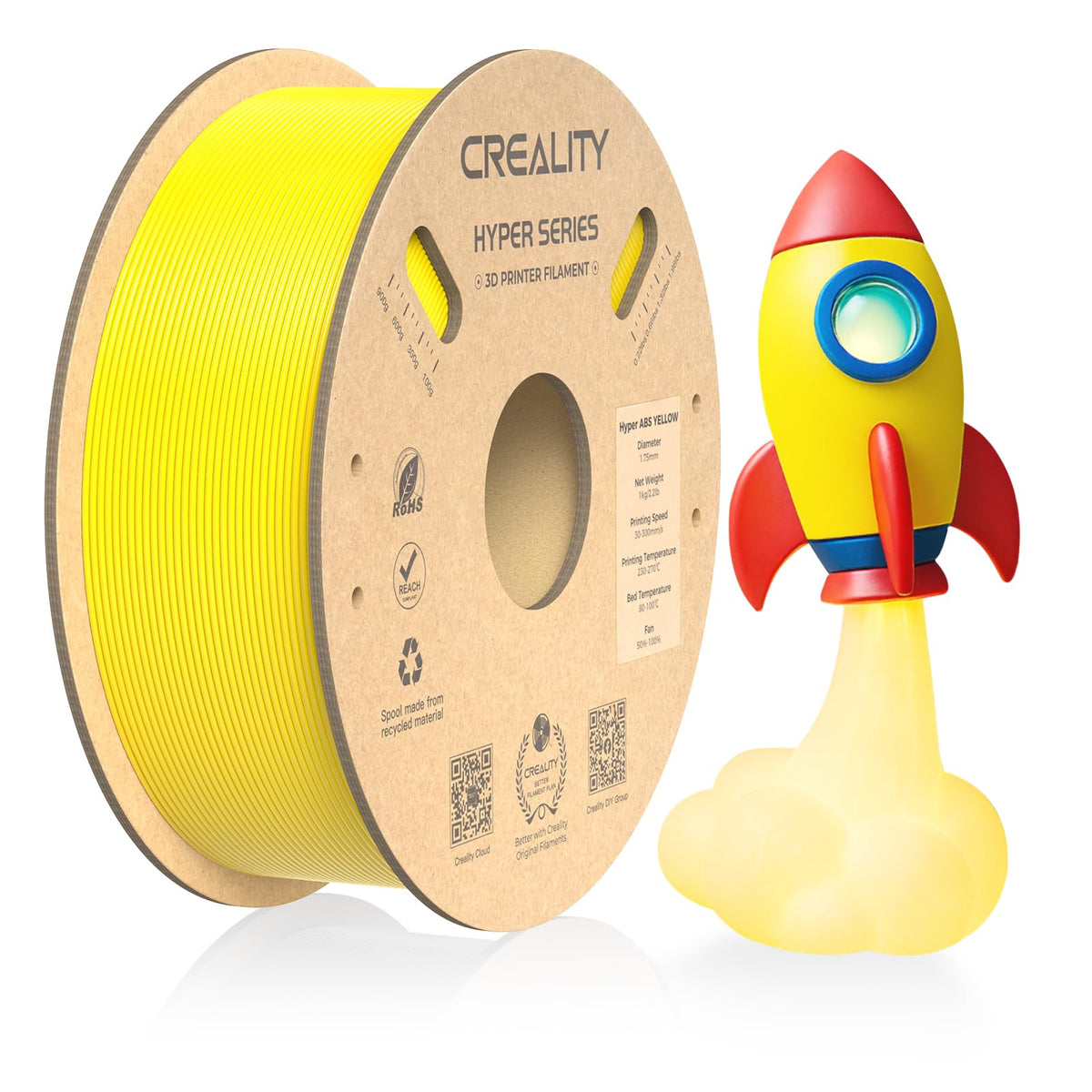 2026 New Creality Space PI Filament Dryer-Christmas Gifts, 3D Printer Filament Dryer Box with 360° Heating, Upgraded Filament Dehydrator Storage Box Support Nylon ABS PETG PLA TPU 1.75/2.85mm
