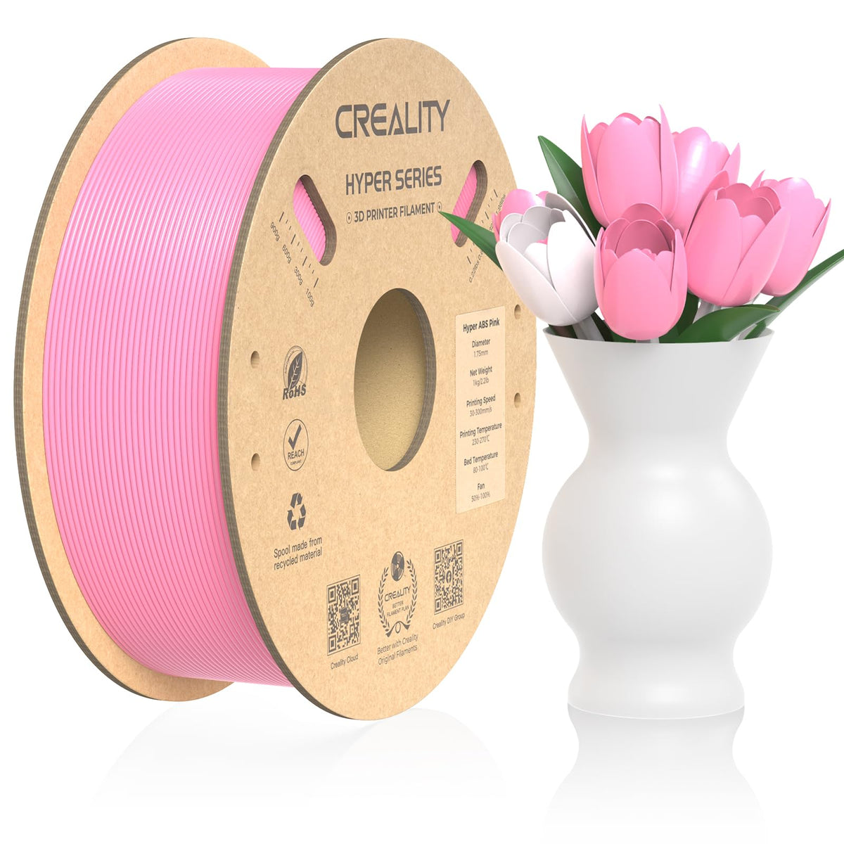 2026 New Creality Space PI Filament Dryer-Christmas Gifts, 3D Printer Filament Dryer Box with 360° Heating, Upgraded Filament Dehydrator Storage Box Support Nylon ABS PETG PLA TPU 1.75/2.85mm