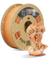 OVERTURE Silk PLA Filament Bundle, Clog-Free Shiny, Metallic Shine 3D Printer Filament, 1kg Spool * 4 Rolls(Silk Gold+Silk Silver+Silk Coppe+Silk Blue-Silver)