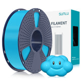 SUNLU 3D Printer Filament Bundle, PLA Plus Filament 10KG 1.75mm, Neatly Wound Filament for Most 3D Printer, 10 Colors, 1kg Spool, Black+White+Grey+Green+Blue+Grassgreen+Bluegrey+Pureyellow+Red+Orange