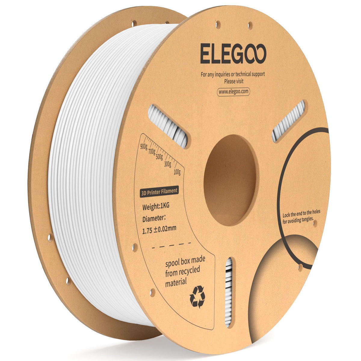 ELEGOO 250g PLA Plus Filament Bundle 1.75mm, 8 Colors 3D Printer Filaments Dimensional Accuracy +/- 0.02mm, 8 Pack 250g Spool, Black/White/Red/Dark Blue/Orange/Yellow/Sky Blue/Sea Green