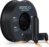 Conductive PLA Filament 1.75mm, 1kg – Electrically Conductive 3D Printer Filament for ESD Protection, Sensors & Functional Prototypes – Compatible with FDM Printers, Black, Matte Plastic Spool