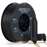 Conductive PLA Filament 1.75mm, 1kg – Electrically Conductive 3D Printer Filament for ESD Protection, Sensors & Functional Prototypes – Compatible with FDM Printers, Black, Matte Plastic Spool