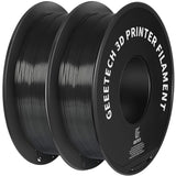 GEEETECH 6KG 3D Printer Filament Bundle - Black PLA Filament 1.75mm ±0.02mm (6 Spools, 1KG Each) - High Precision, Low Warping, 3D Printing Filament Fits Most FDM 3D Printers