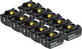 Makita BL1850B-10 18V LXT Lithium-Ion 5.0Ah Battery, 10/Pk