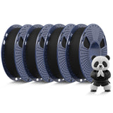 SUNLU 3D Printer Filament Bundle, PLA Plus Filament 10KG 1.75mm, Neatly Wound Filament for Most 3D Printer, 10 Colors, 1kg Spool, Black+White+Grey+Green+Blue+Grassgreen+Bluegrey+Pureyellow+Red+Orange