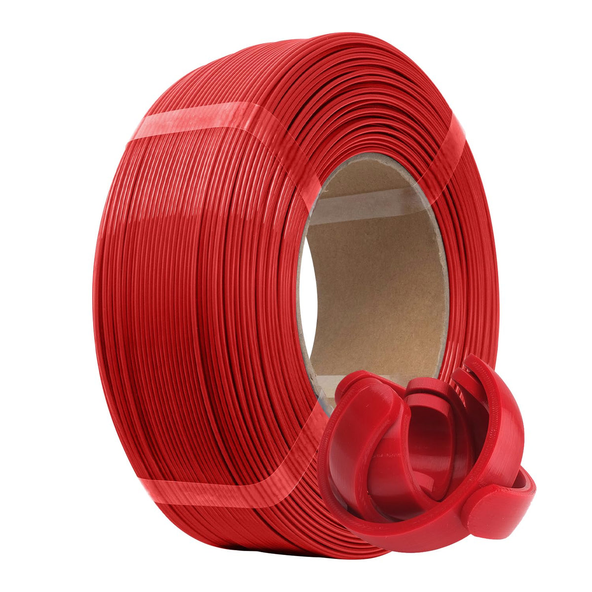 eSUN PLA+ Refilament 1.75mm, 3D Printer Refill PLA Plus, 1KG per Roll, 4 Rolls Spoolless 3D Printing Filament for 3D Printers, Black
