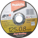 Makita B-46165-25 5" x .032" x 7/8" Ultra Thin Cut-Off Wheel (25 Pack), Stainless