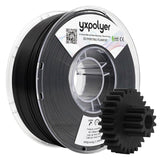 YXPOLYER Carbon Fiber Nylon Filament 3D Printer Filament PA6-CF Filament 1.75mm 1kg with PC Spool, PA6 CF 3D Printing Filament