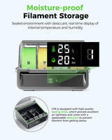 Creality CFS Multi-Color Filament System Supports 16 Colors Printing Automatic Mapping Switching Moisture-Resistant Filament Storage Compatible with K2 Plus 3D Printer