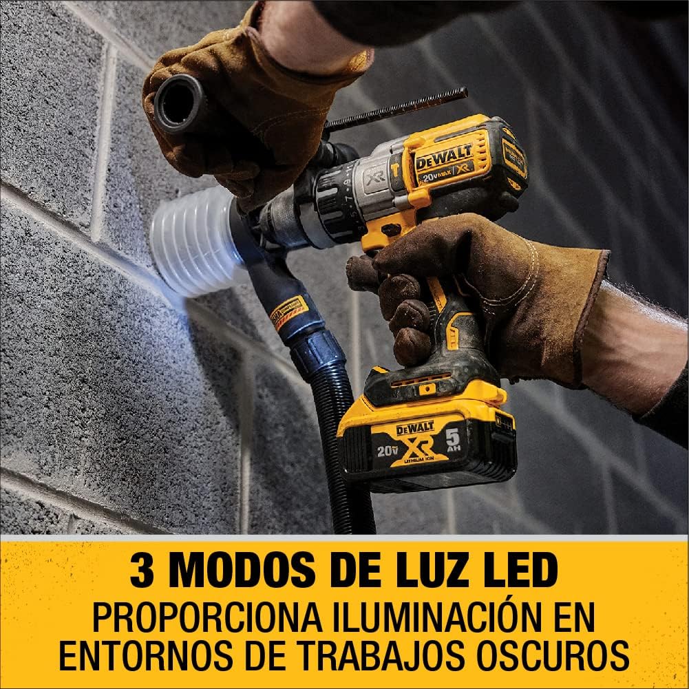 DEWALT 20V MAX XR Cordless Hammer Drill Driver Brushless, Heavy Duty 1/2", 3-Speed, Tool Only (DCD996B)