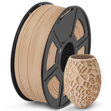 SUNLU 3D Printer Filament Bundle PLA Filament 1.75mm, Individually Vacuum Packed, 0.25kg per Spool, 2kg in Total, 8 Pack, Black+Bone White+Grey+Brown+Red+Blue+Olive Green+Wood