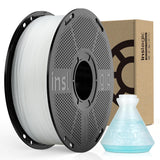 Inslogic PP Filament 1.75mm, Polypropylene 3D Printer Filament ±0.03mm, Semi-Flexible & Ultra Tough, Chemical-Resistant, Food-Contact Safe 3D Printing, 0.8kg Detachable Spool, Natural White