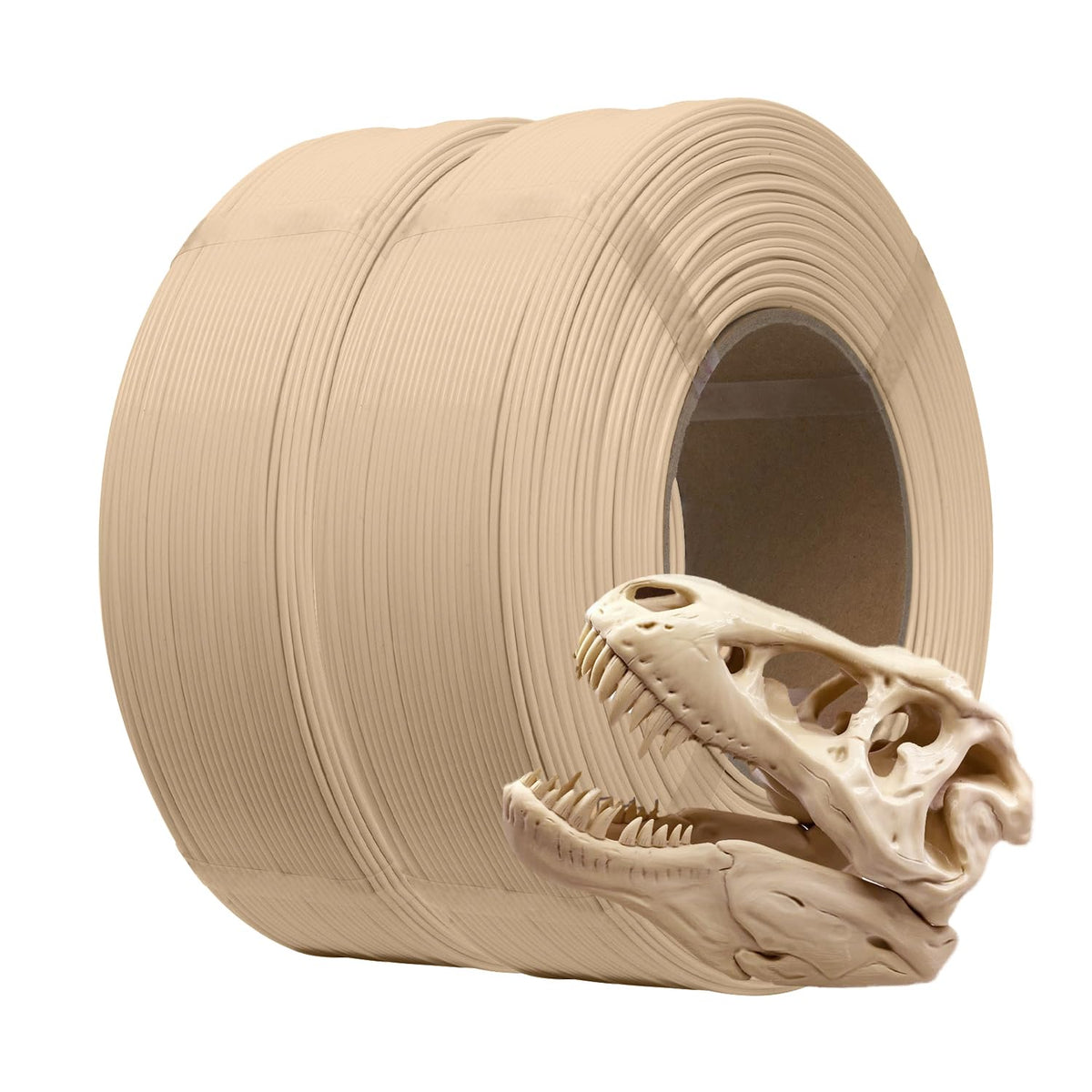 eSUN PLA+ Refilament 1.75mm, 3D Printer Refill PLA Plus, 1KG per Roll, 4 Rolls Spoolless 3D Printing Filament for 3D Printers, Black