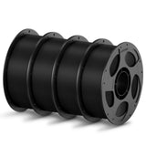 ANYCUBIC PLA Filament 1.75mm Bundle, 3D Printing PLA Filament 1.75mm Dimensional Accuracy +/- 0.02mm, 1KG Reusable Spool (2.2 lbs), 4KG Black + White + Blue + Red