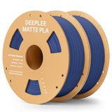 Matte PLA Filament 1.75mm, 3D Printer Filament Dimensional Accuracy +/- 0.02mm, No Clogging, Higher Toughness, Cardboard Spool 3D Filament, 4 Pack Black
